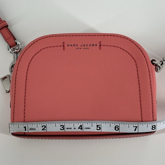 Marc Jacobs Playback Half Moon Small Crossbody Bag Pink - Picture 4 of 11